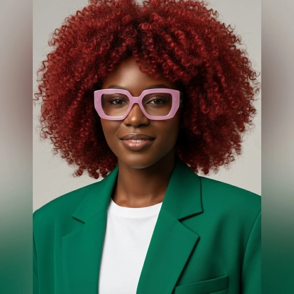 ✨NEW Pink and Gray Statement Fashion Glasses
